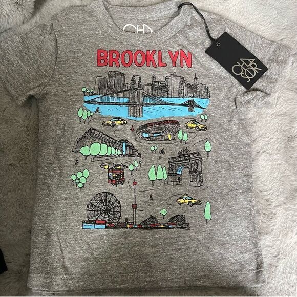 NWT Chaser Kids size 6 short sleeve tee Brooklyn - Picture 1 of 4
